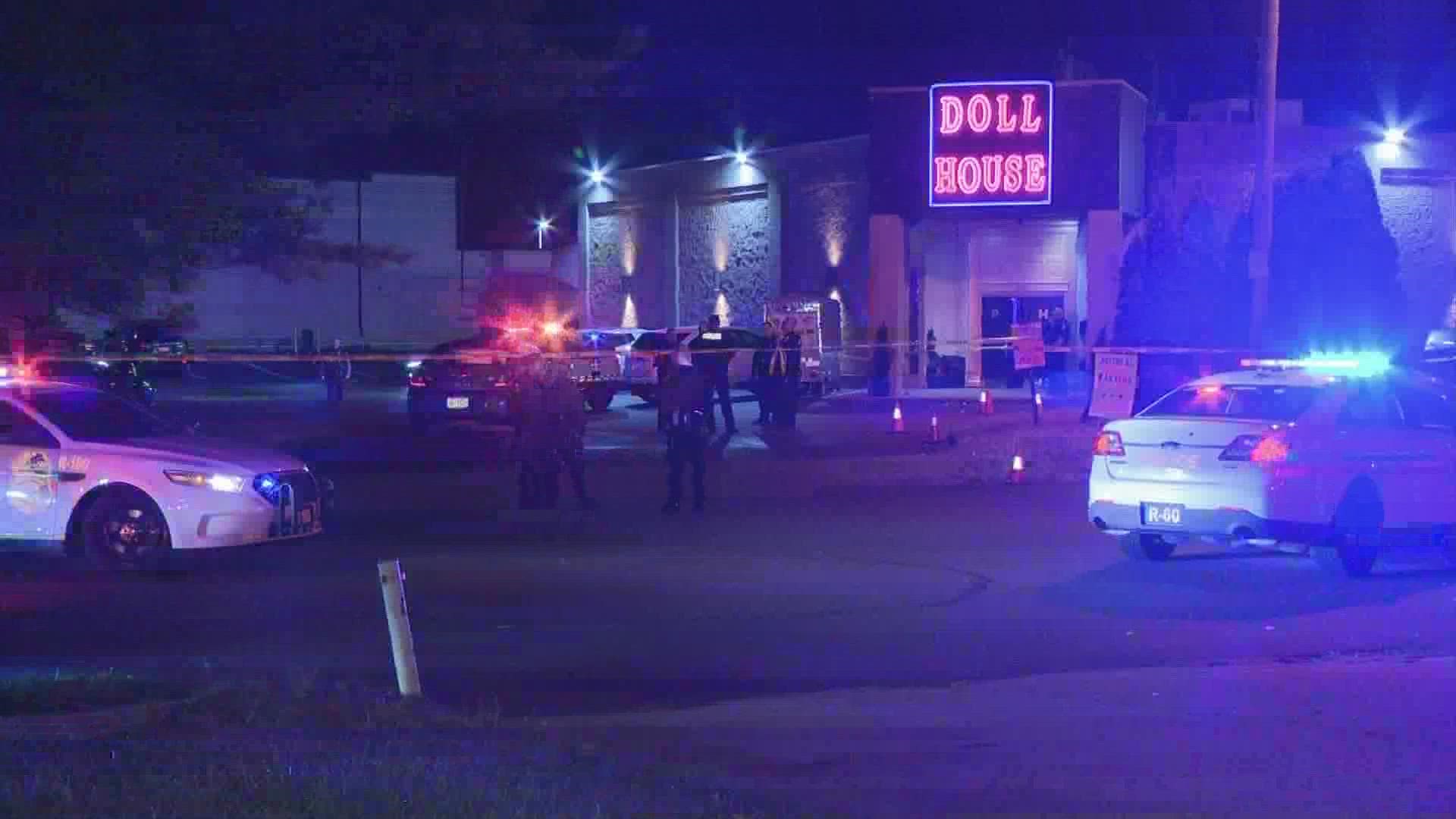 Two people were shot and three others were grazed by bullets in a shooting at a northeast Columbus gentlemen's club early Wednesday morning, police told 10TV.
