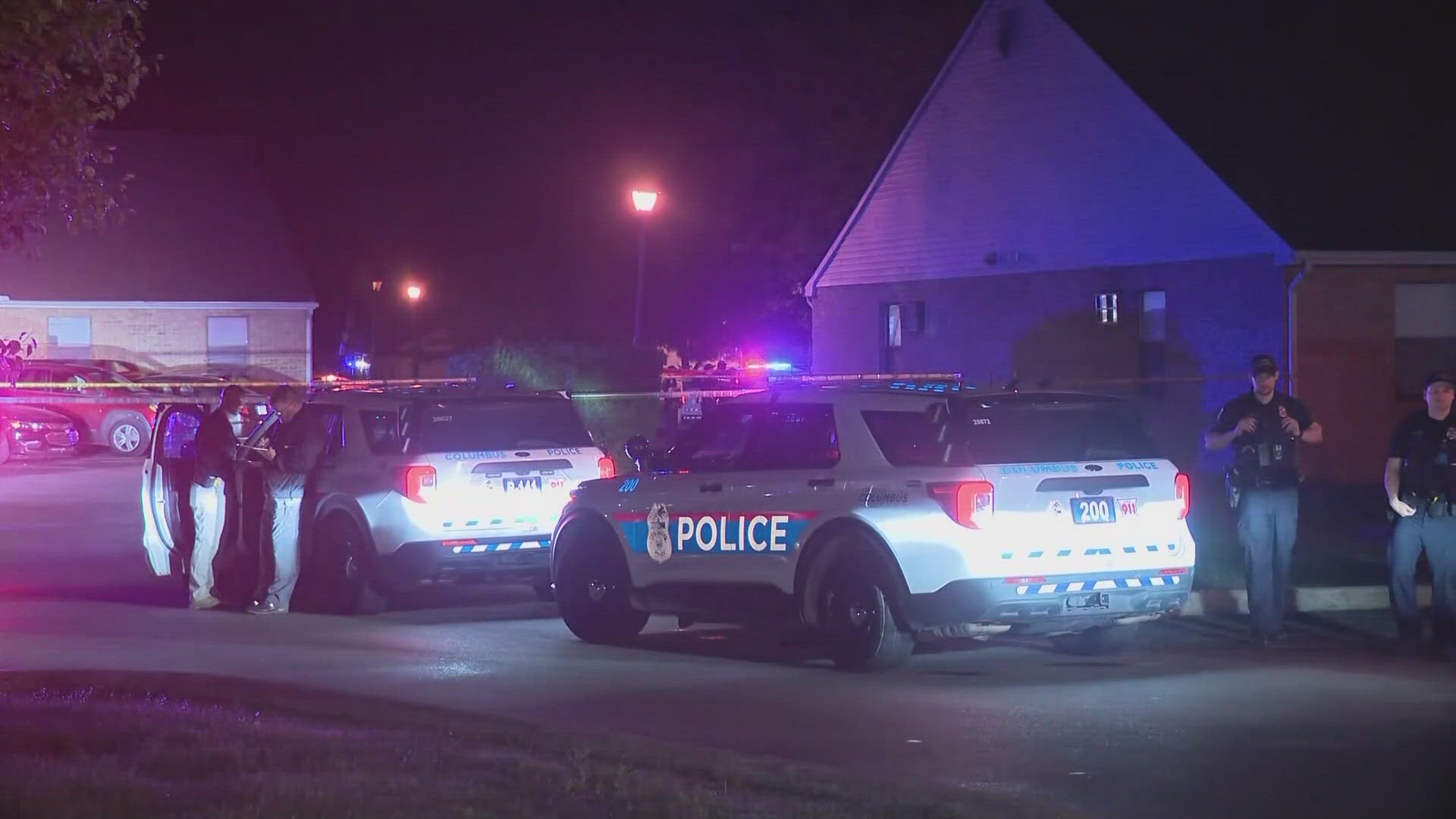 Columbus Police investigate a double murder-suicide after three people were found dead.
