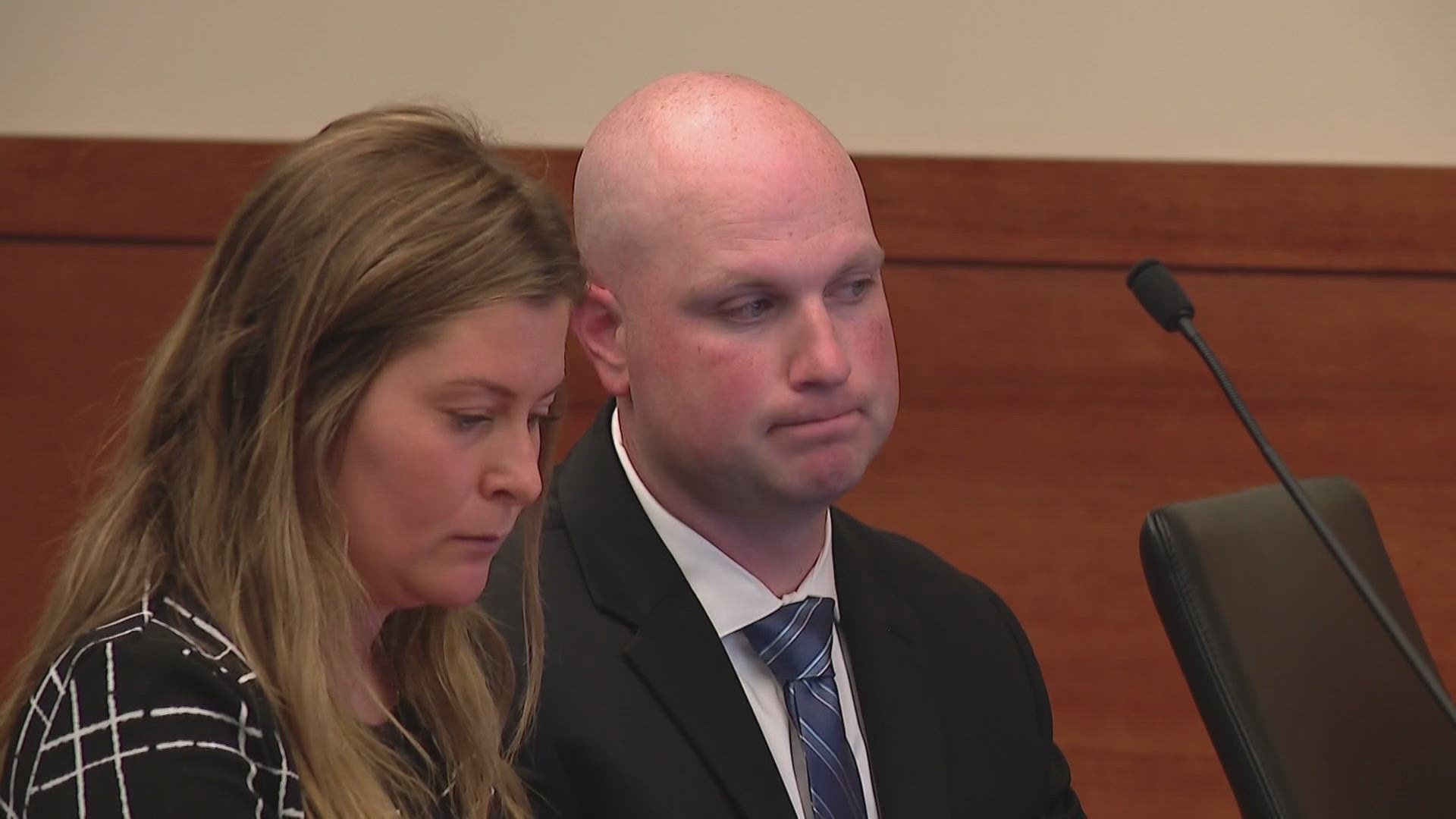 A judge has rescheduled the trial date for a Blendon Township officer charged with murder in the death of a pregnant mother accused of shoplifting from a Kroger.