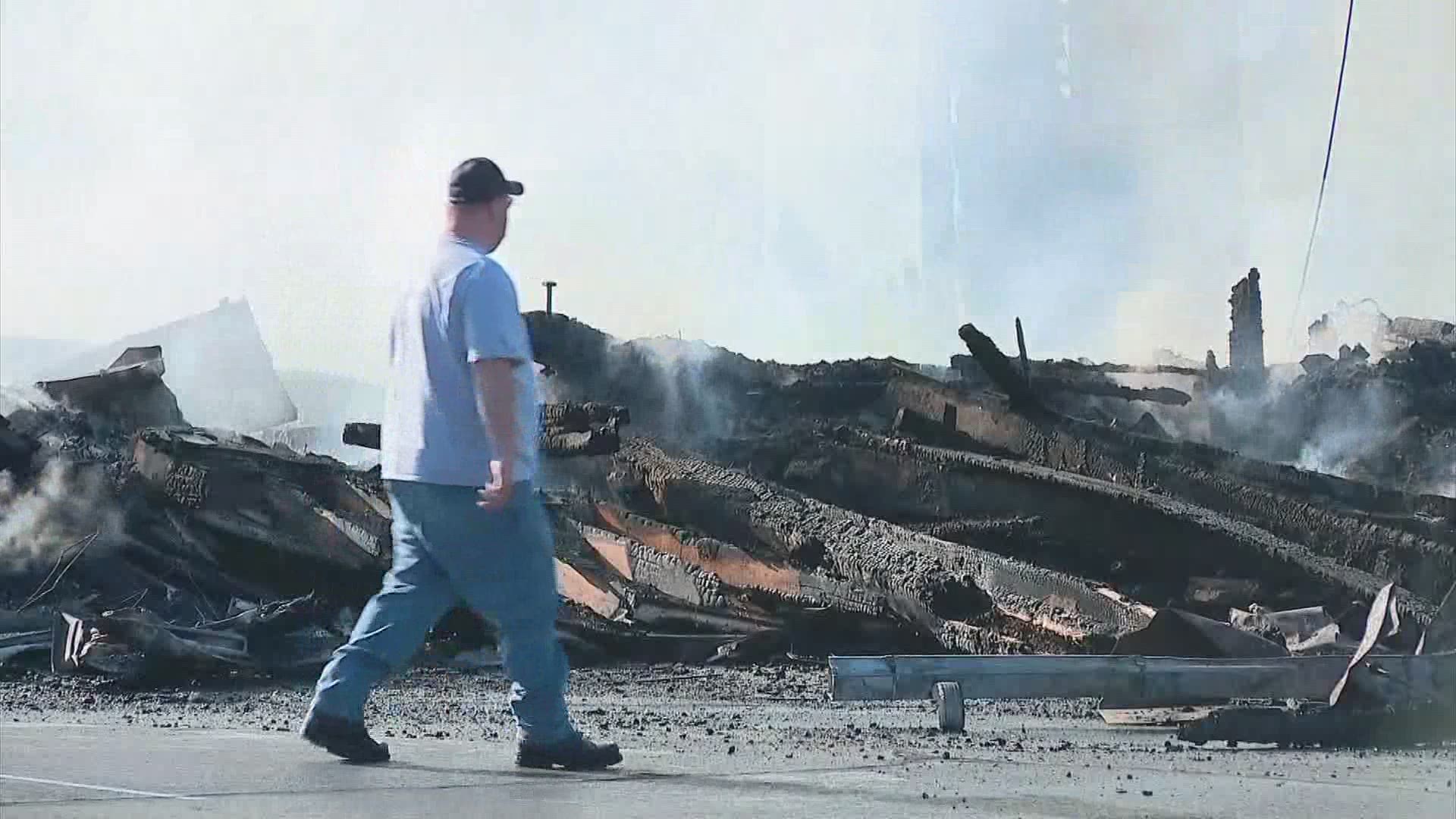 A community in Union County hopes to rebuild and grow stronger together after fire at the church