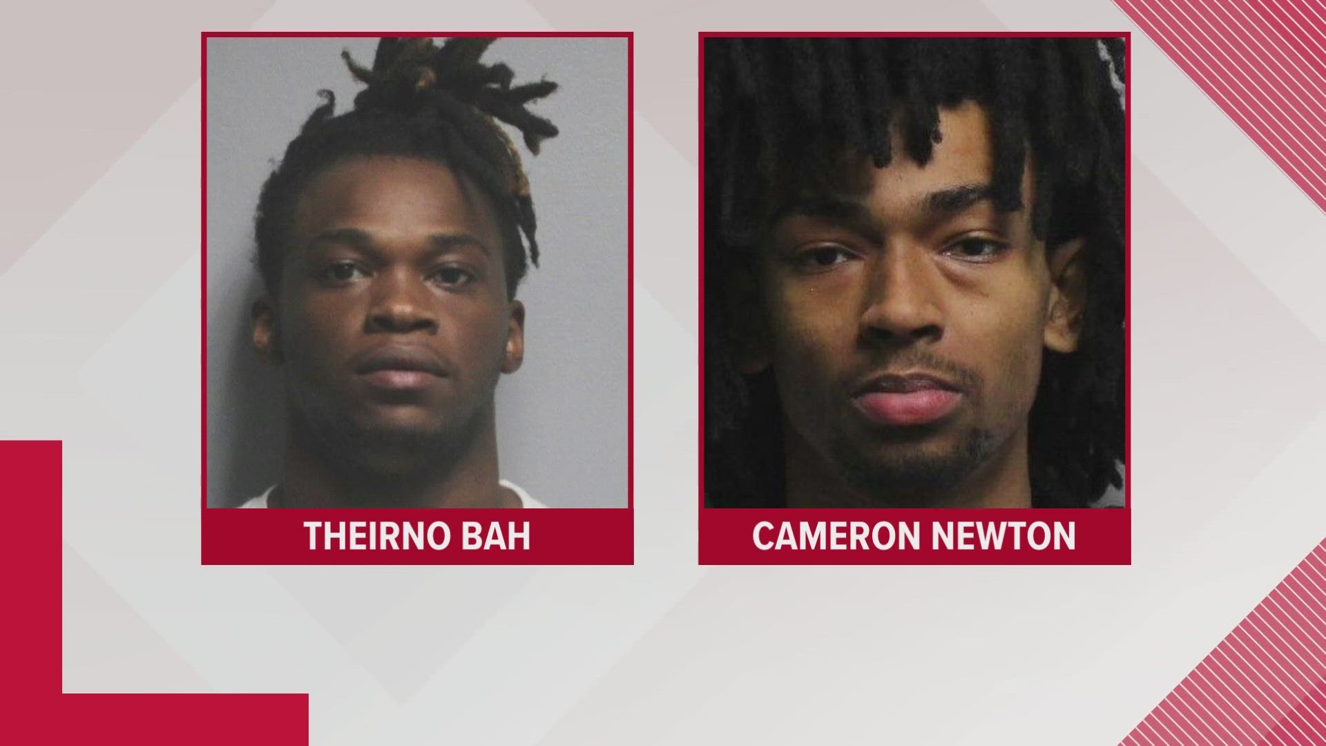 Theirno Bah, 20, of Columbus, and Cameron Newton, 20, of Westerville, were charged in four armed robberies against Postal workers between late 2022 and mid-2023.