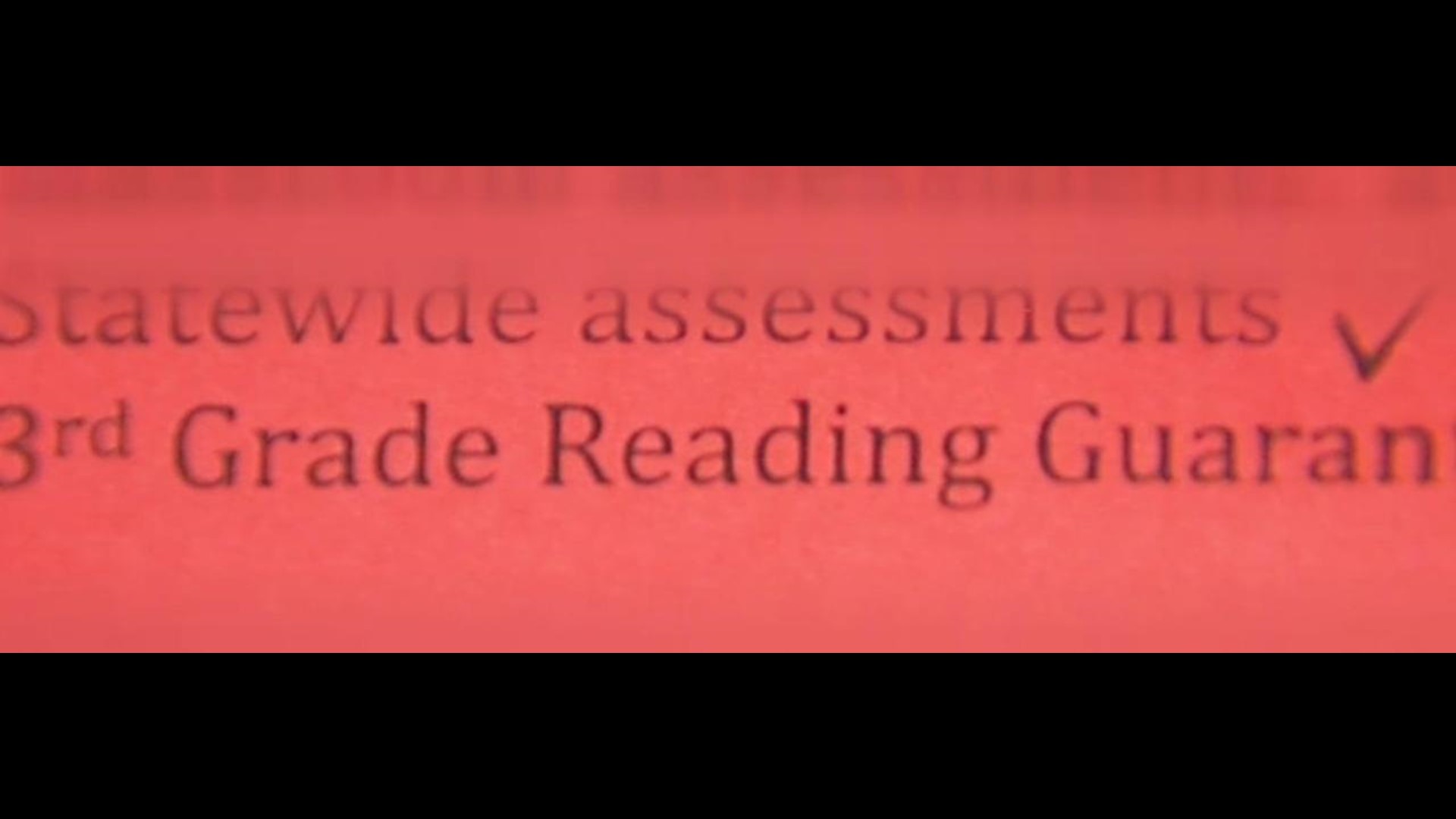 3rdGrader Fights Being Held Back Over Reading Assessment