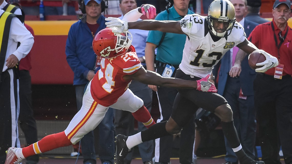 Wednesday's NFL: WR Michael Thomas, Saints agree to $100M deal