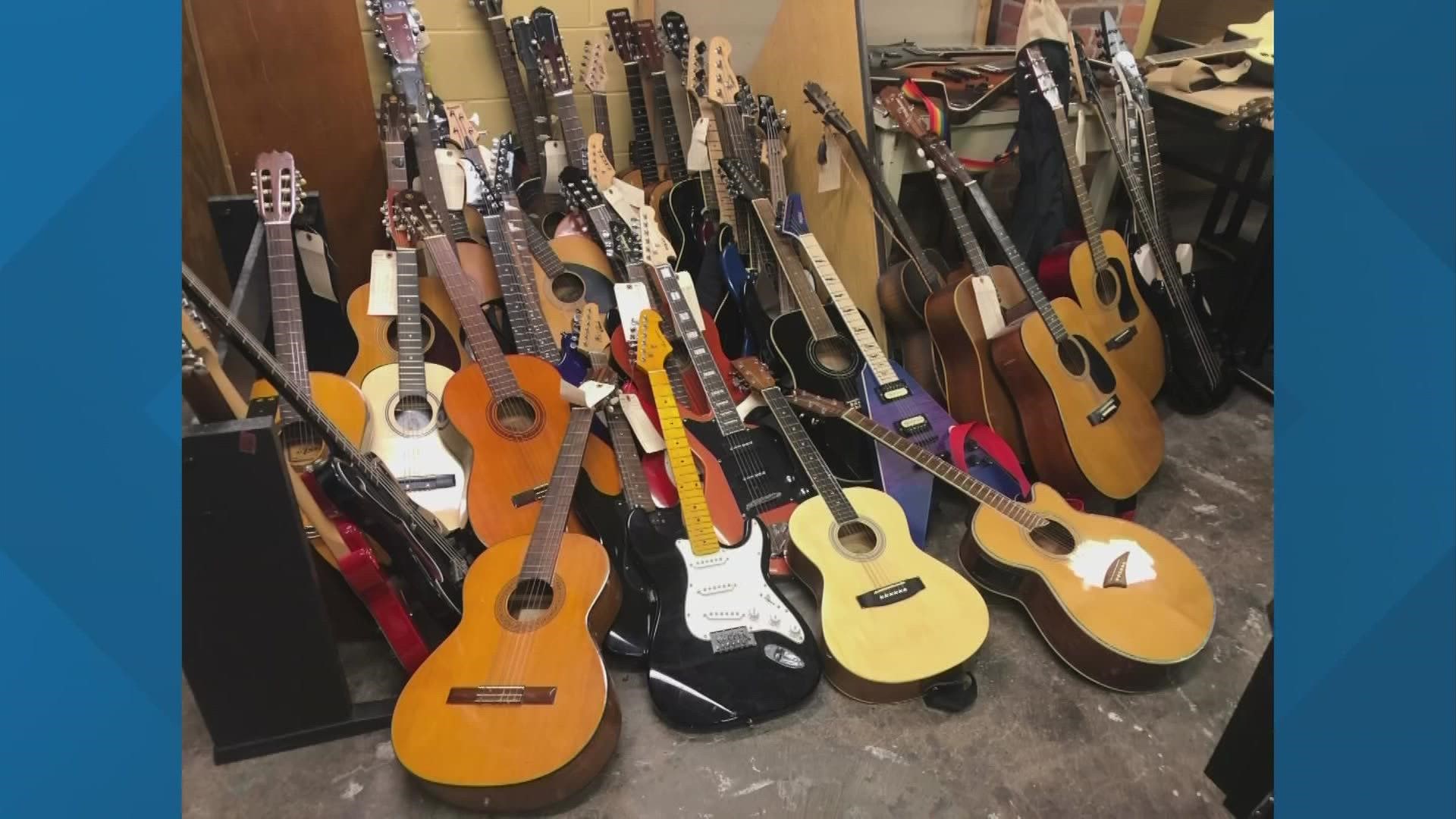 The Columbus Music Commission started the drive to donate instruments to children who may not have access to them otherwise.