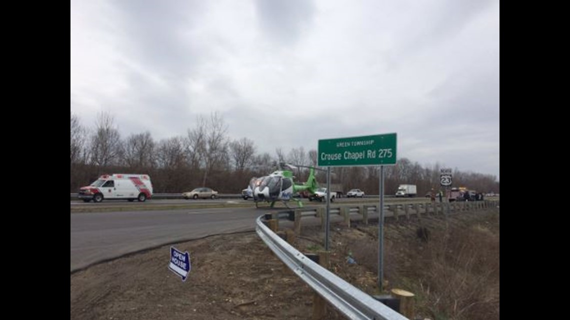 US 23 reopens near Chillicothe after 2vehicle crash