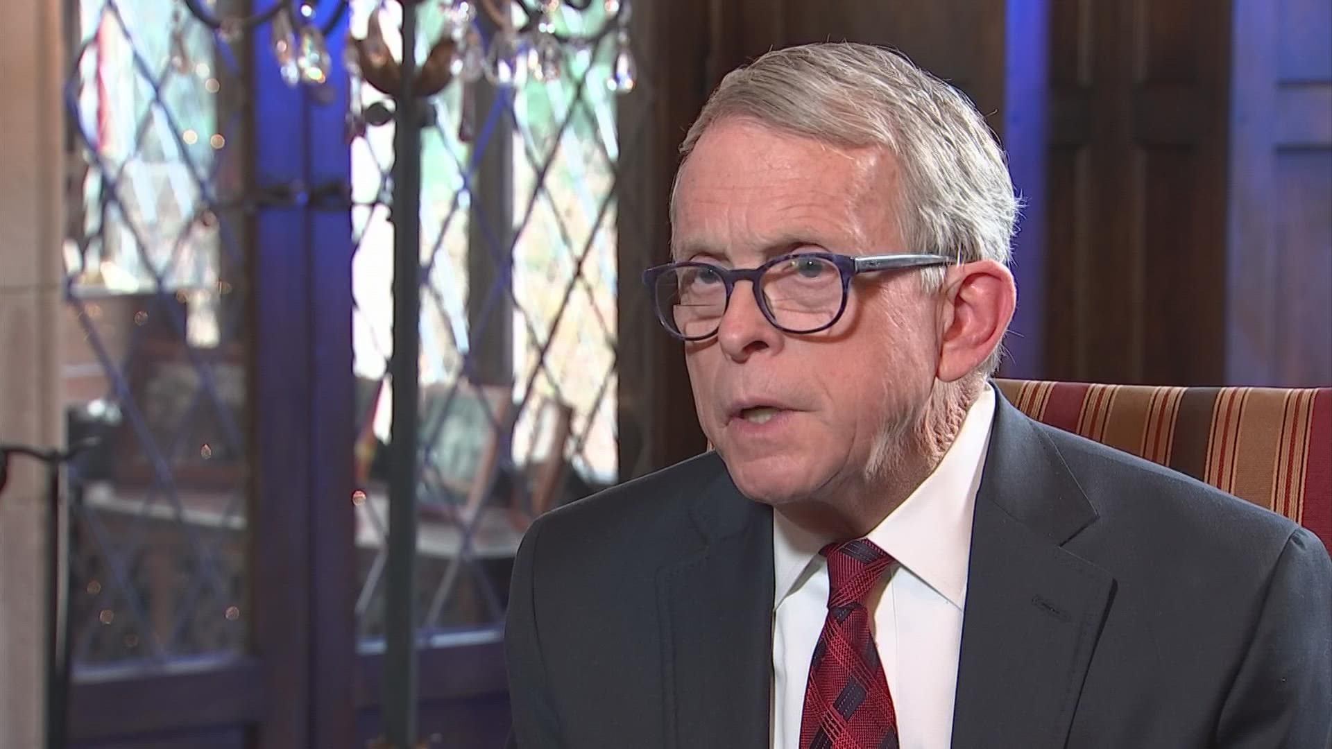 On top of asking schools to enforce masks in school, Gov. DeWine also expressed concern for the low level of vaccination rates in rural counties.