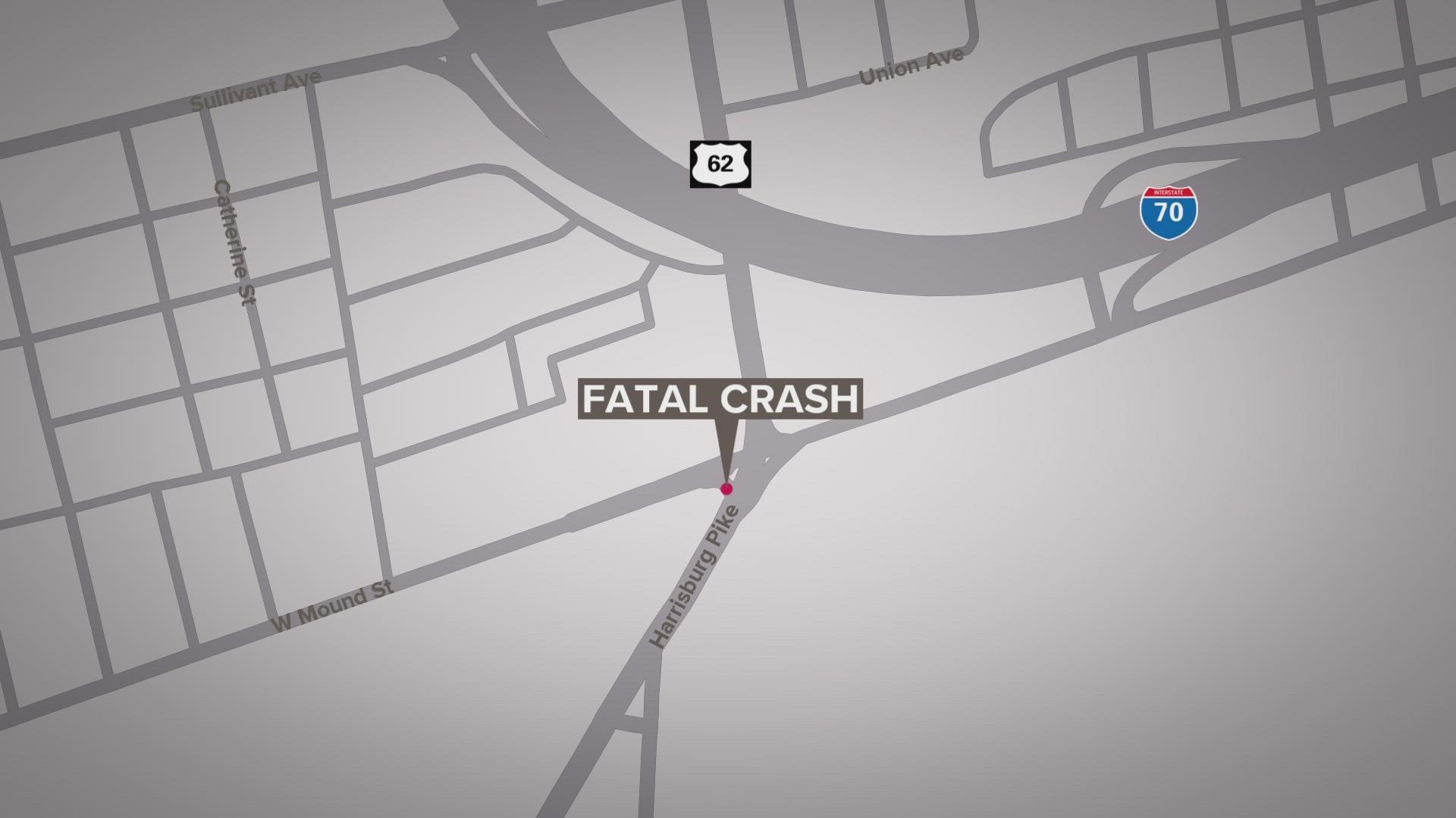 According to Columbus police, the crash happened shortly after 8:30 p.m. at the intersection of West Mound Street and Harrisburg Pike.