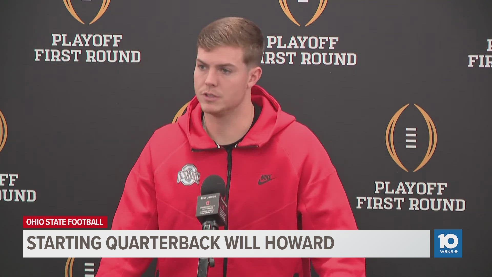 "This is it." | Ohio State QB excited for a chance to make a run in the College Football Playoff.  Buckeyes hosts Tennessee on Saturday; kickoff slated for 8:10 p.m.