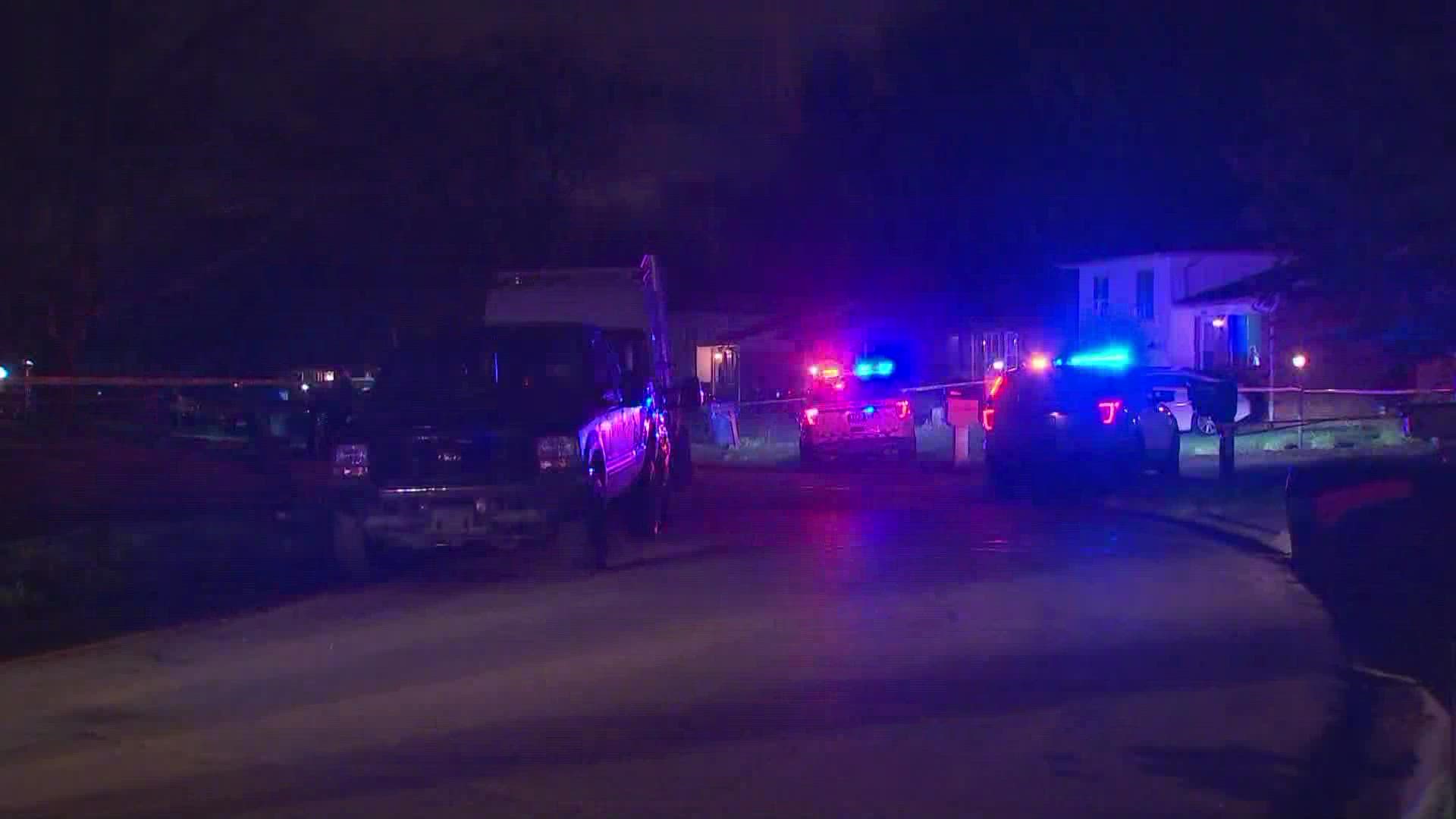 The shooting happened in the 1400 block of Old Hickory Drive near Brown Road just before 10:10 p.m.