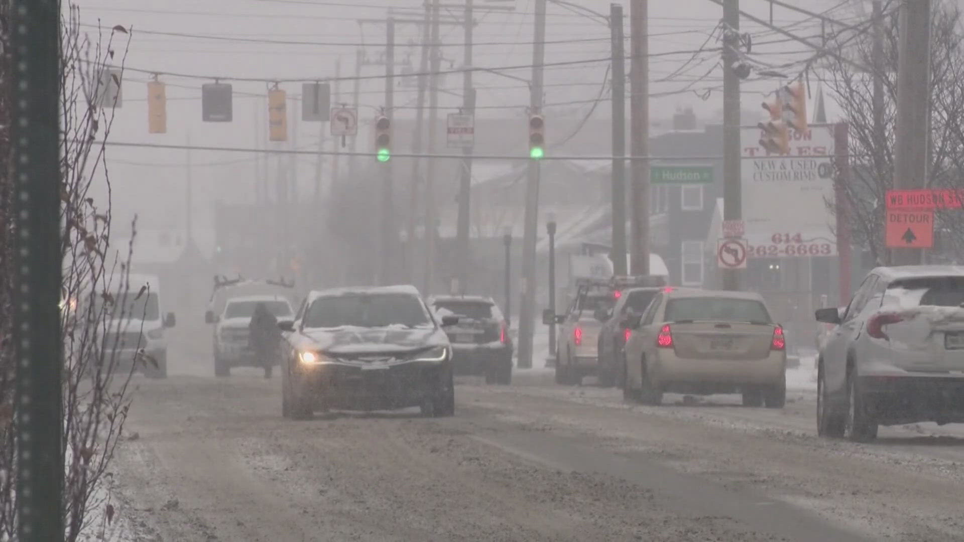 The Ohio Department of Transportation is urging drivers to stay alert this snow season, especially when crews are on the road.