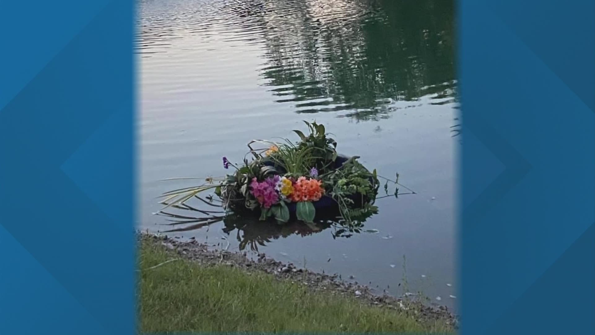 Group remembers 7-year-old with a floating garden