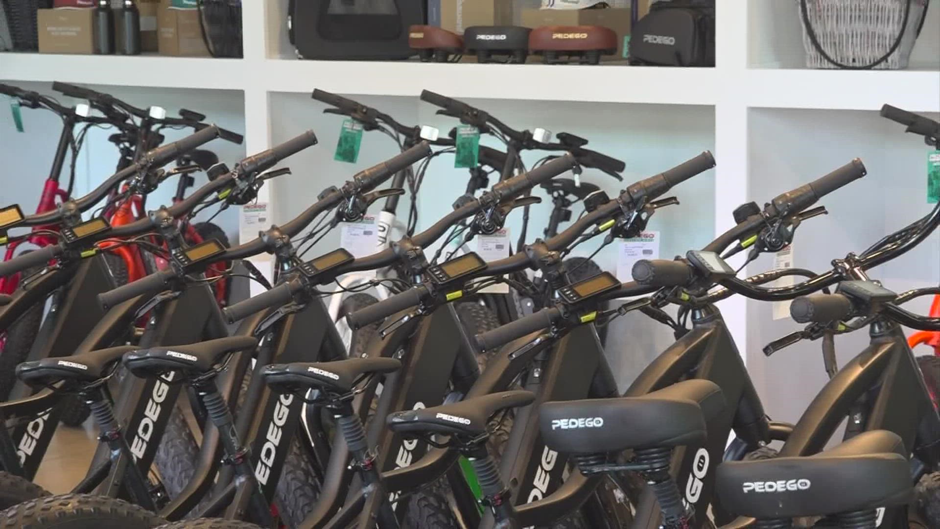 As gas prices continue to increase across the nation, some residents are turning to electric bicycles as supplemental transportation.