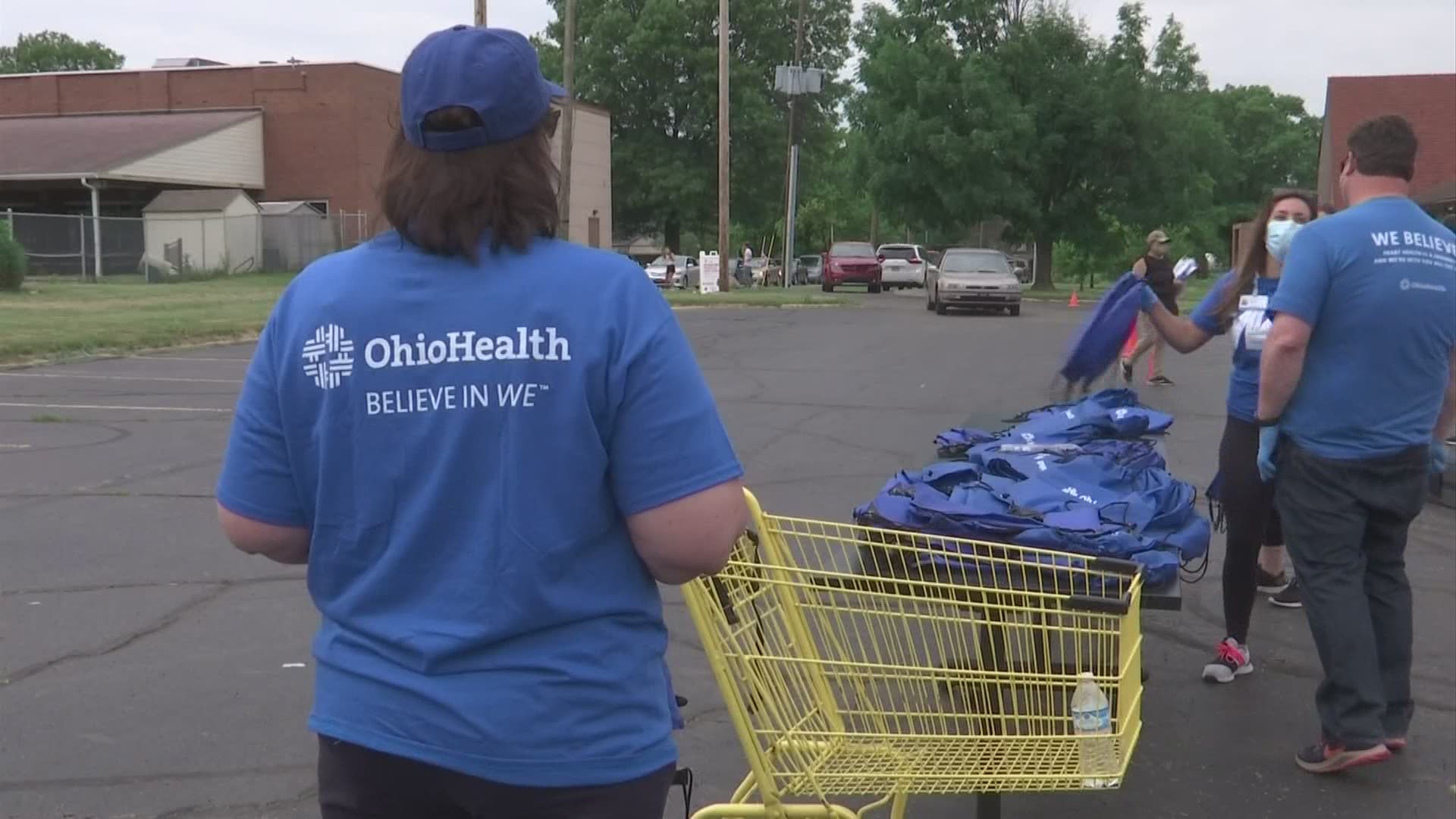 OhioHealth donated the supplies.