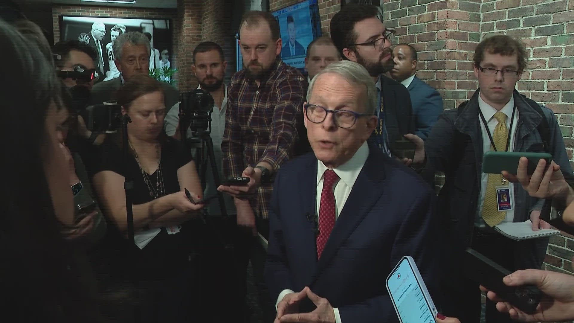 DeWine said for him, Issue 1 was never about politics, it was about what he thought was right.