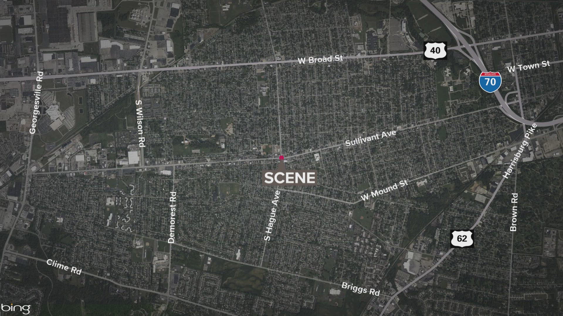 Officers were called to the intersection of South Hague and Sullivant avenues just before 2:30 a.m. on a report of a two-cruiser collision.