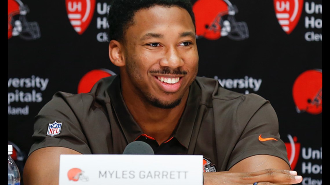 Cleveland Browns' top pick Myles Garrett healthy, ready for camp – The  Denver Post