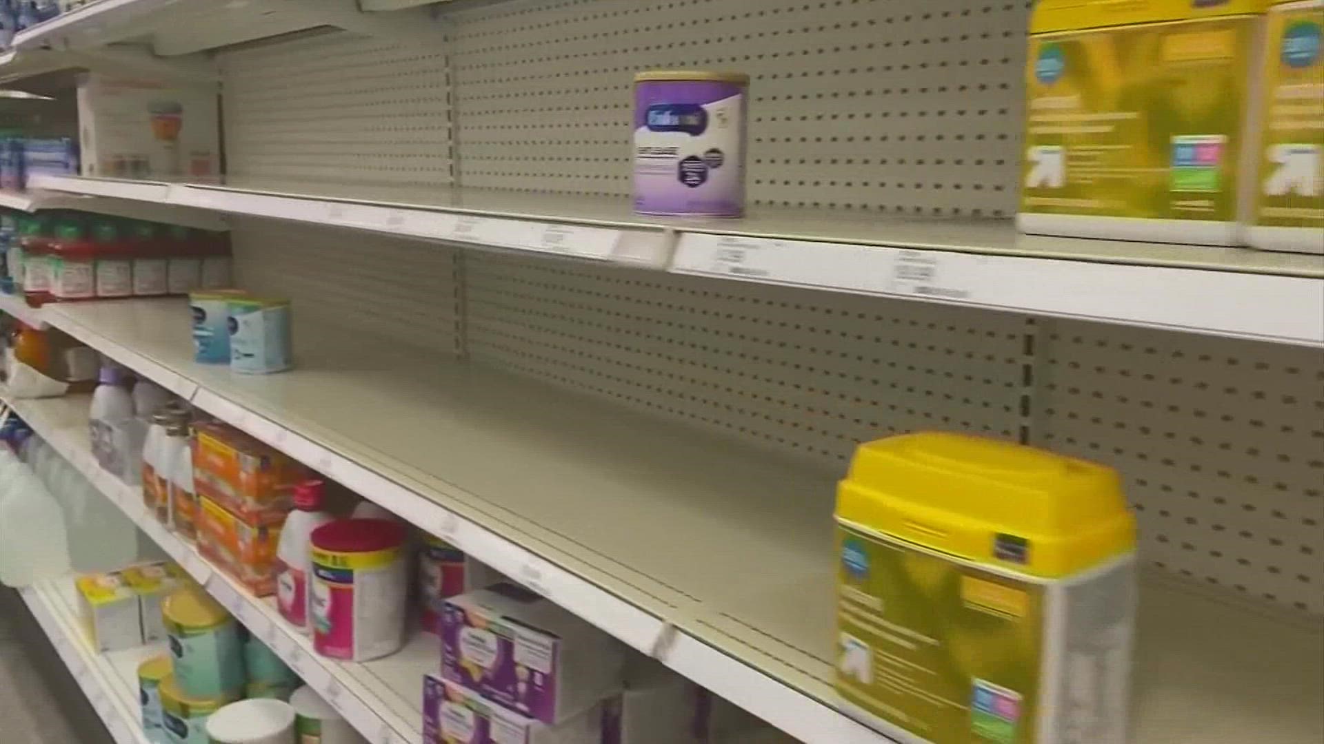 The baby formula will be distributed to Walmarts across the nation, including Ohio.