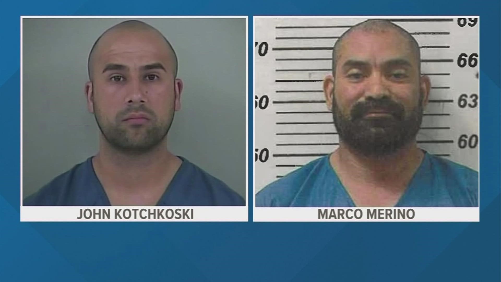 John Kotchkoski and Marco Merino are facing federal charges for allegedly dealing fentanyl.