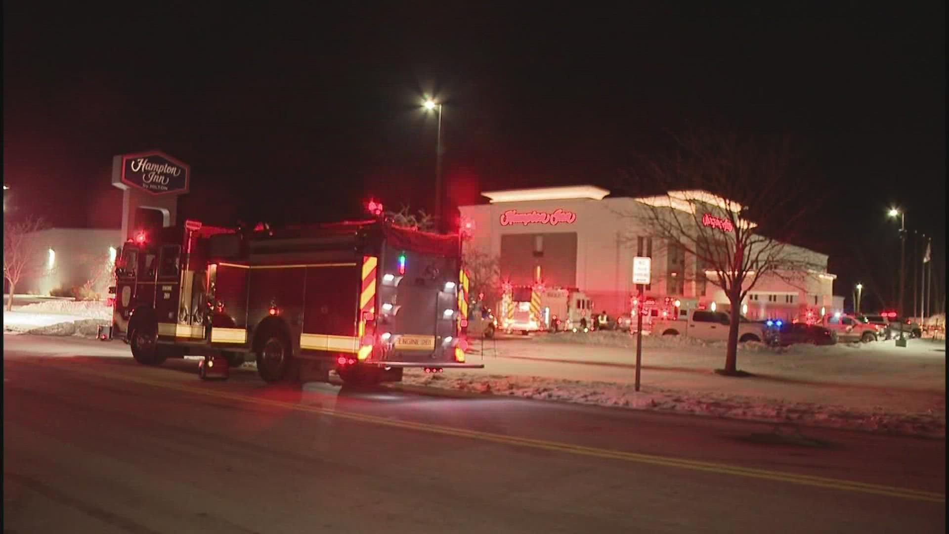 14 people were treated for exposure to elevated levels of carbon monoxide on Jan. 29.