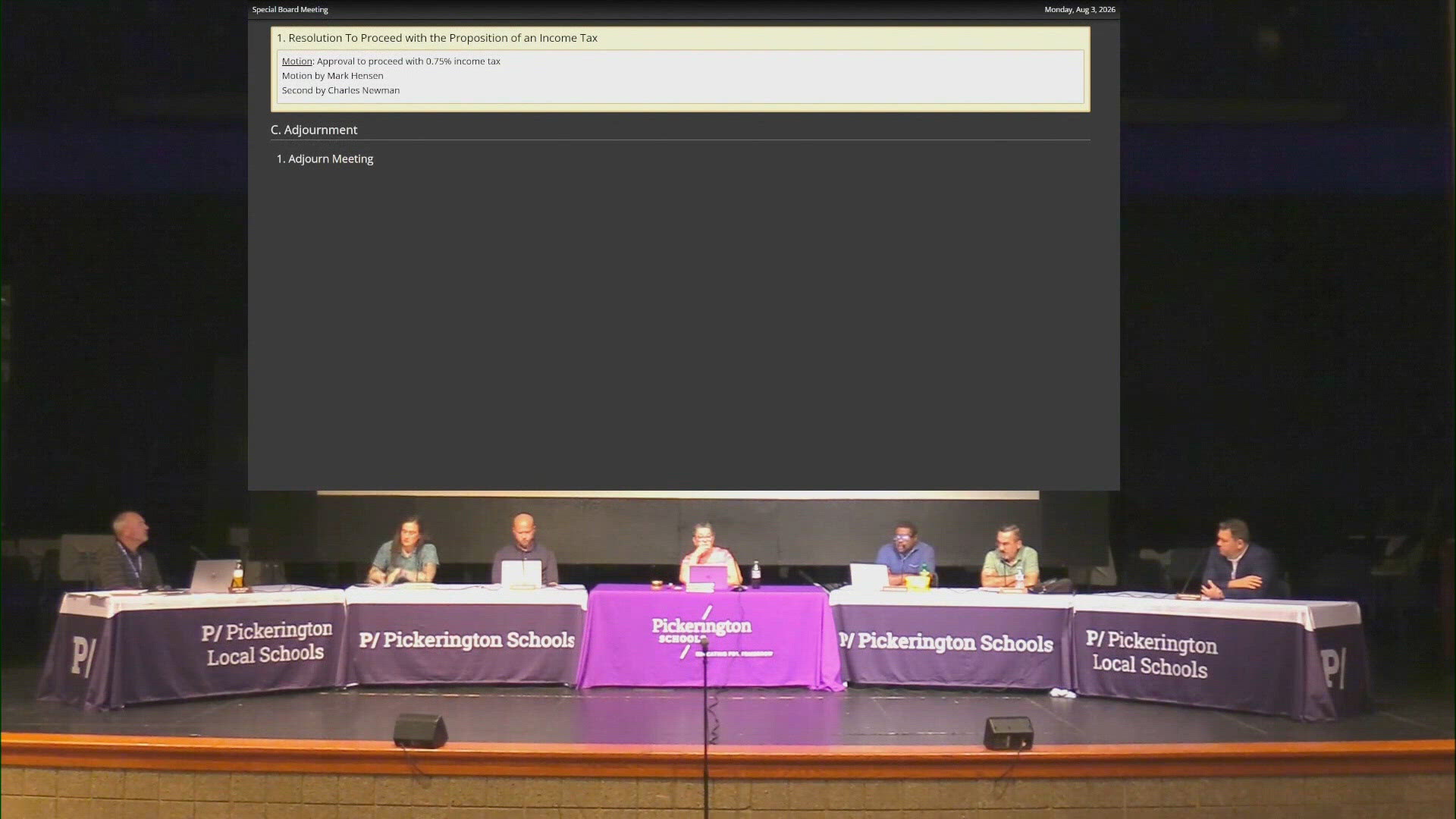 Pickerington school board votes to put income tax levy on November ...