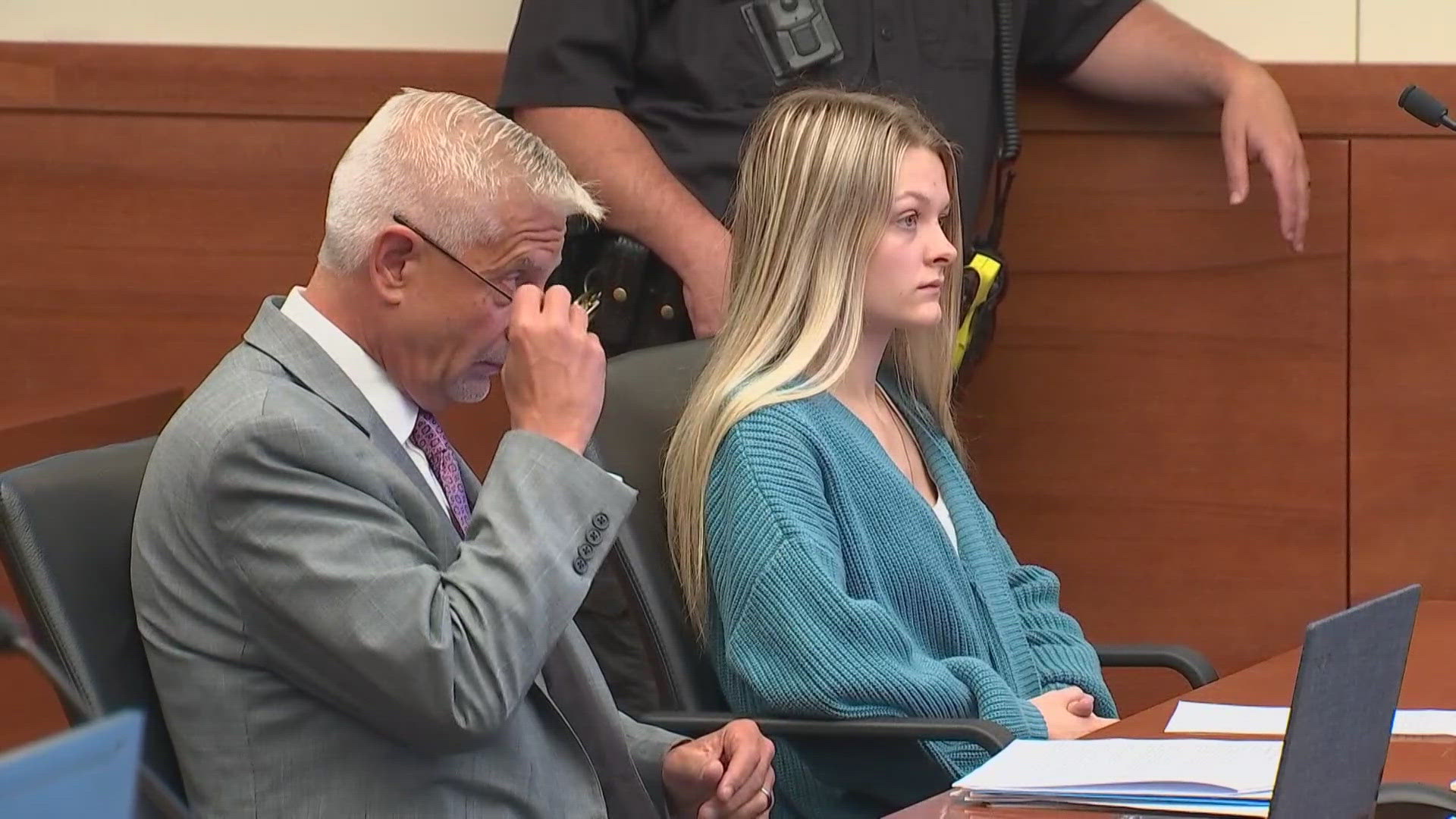 Bryanna Barozzini pleaded guilty to involuntary manslaughter in the death of 17-year-old Halia Culbertson.