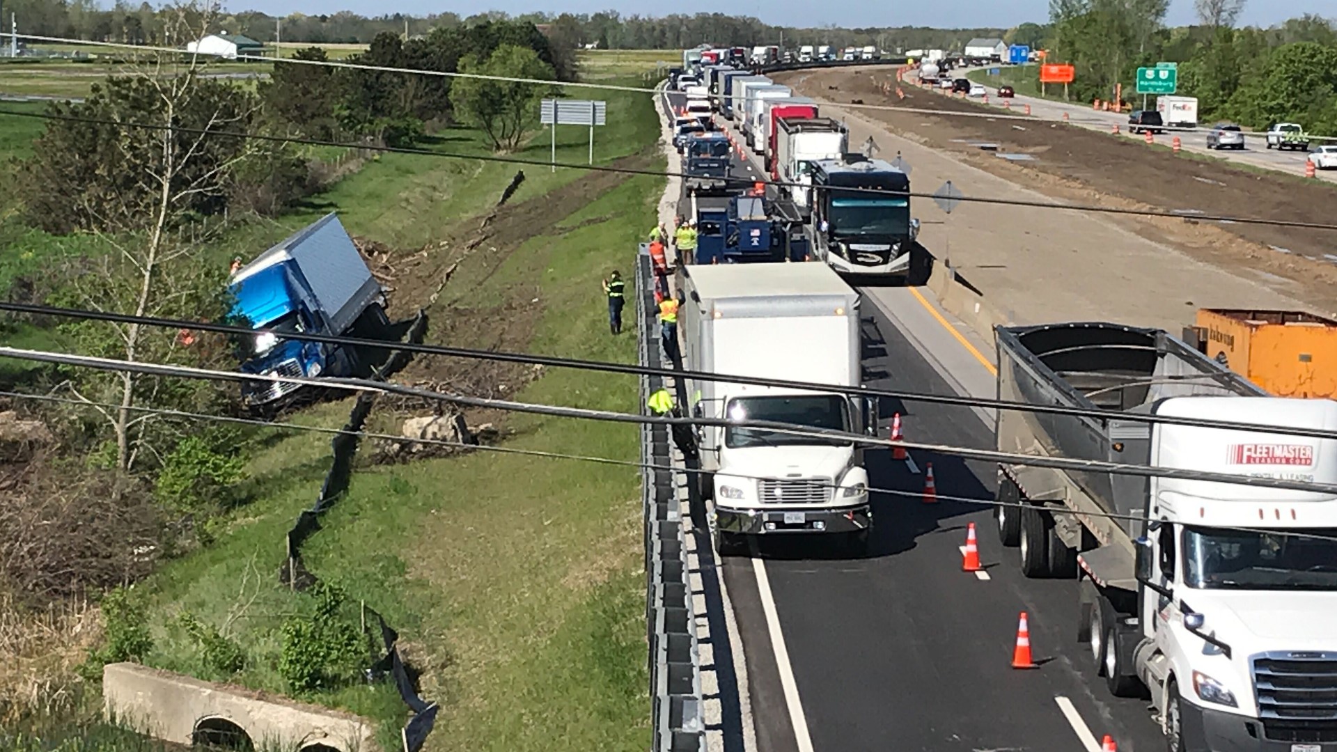 I 71 North Reopens In Southern Franklin County After Debris Cleaned Up