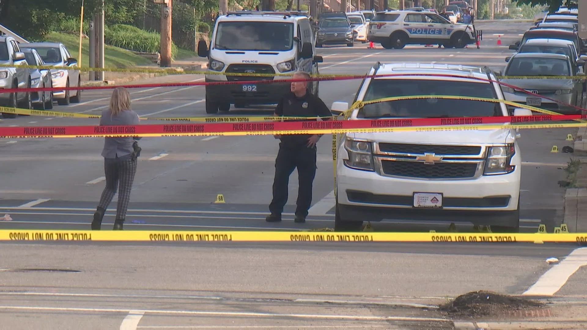 Five people were killed and several others injured in five separate shootings throughout the city of Columbus on Saturday and Sunday.