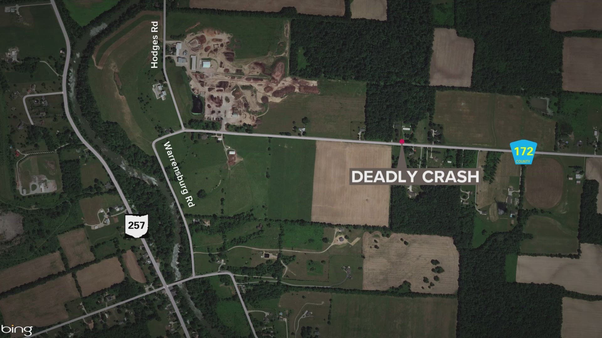 A motorcyclist is dead after a crash in Delaware County Saturday night, according to the Ohio State Highway Patrol.