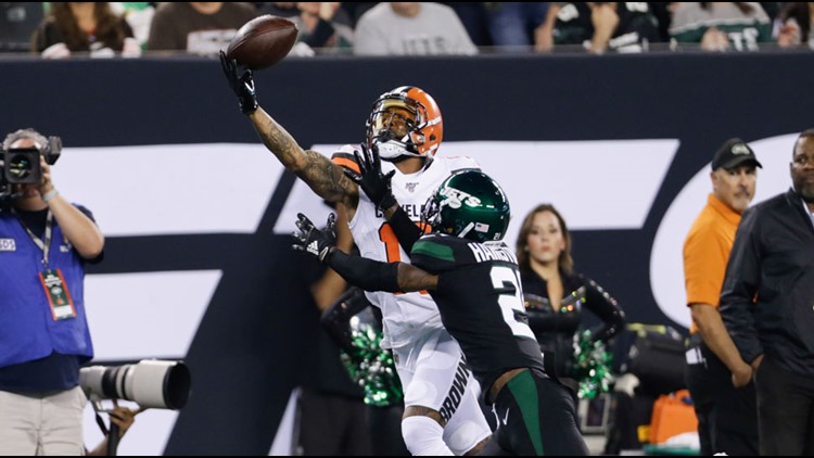 Odell Beckham, Browns defeat shorthanded Jets on Monday Night