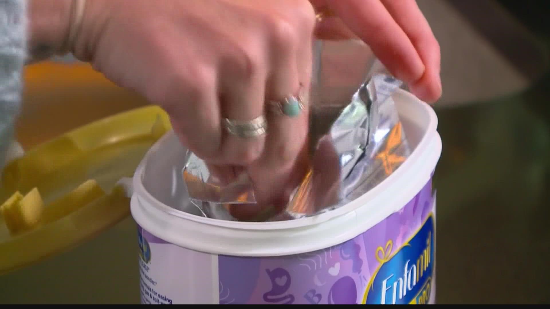Parents are starting to become desperate, searching for baby formula to feed their child.