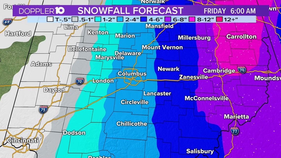 Most of central Ohio will see a white Christmas - Vimarsana News