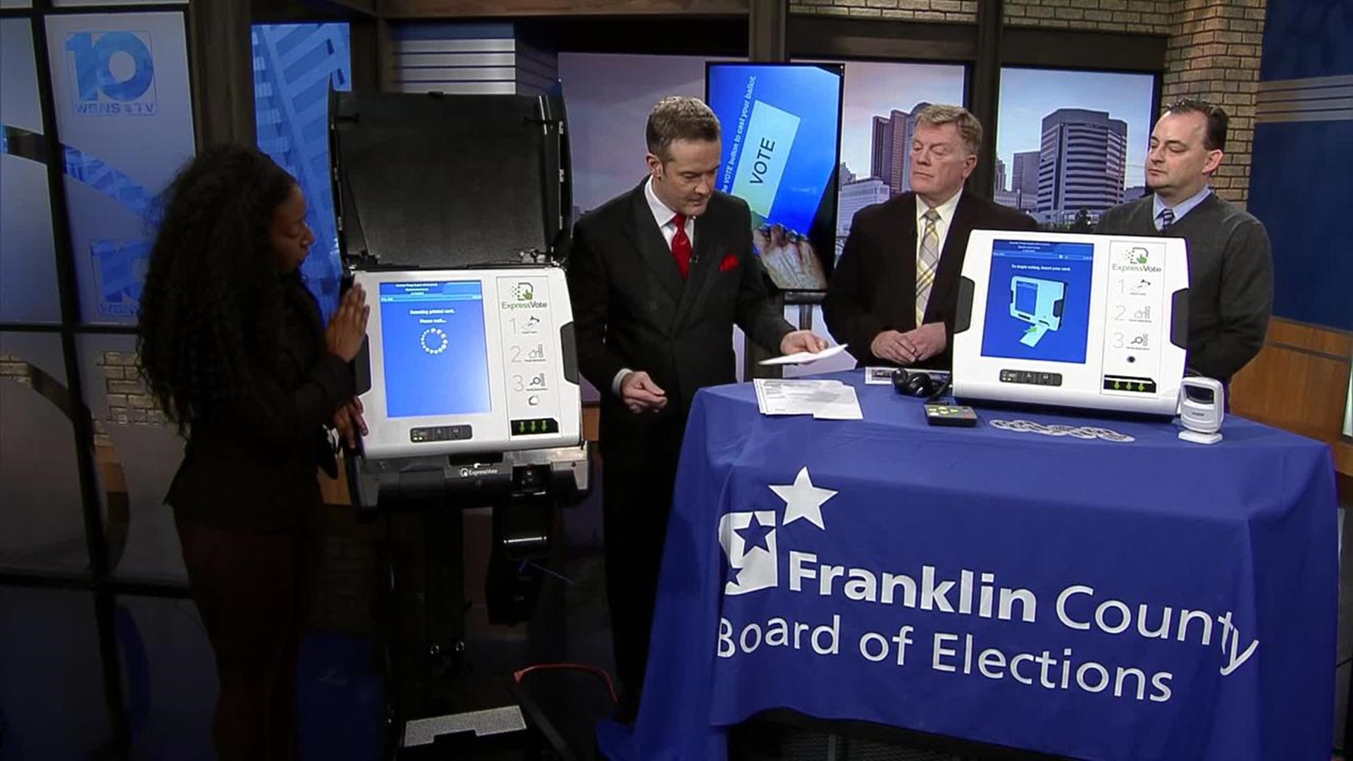 Voters will get the chance to test new voting machines in Franklin