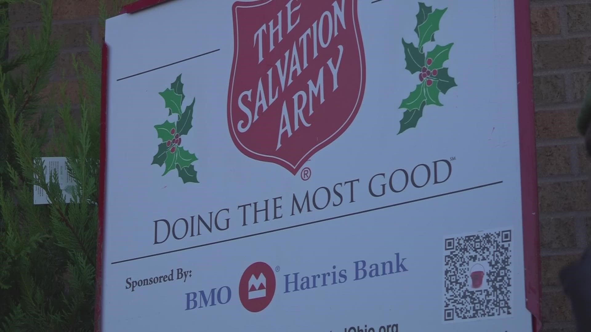 The Central Ohio Salvation Army says without more volunteers it will be lucky to get half of its annual $600,000 in donations.