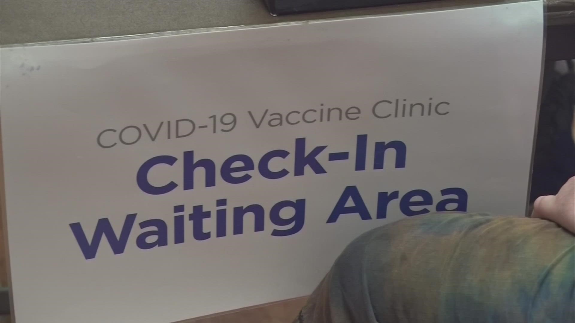 Four weeks ago, in Franklin County, the number of vaccinations Monday through Friday was about 4,300. Last week the total was over 6,800.