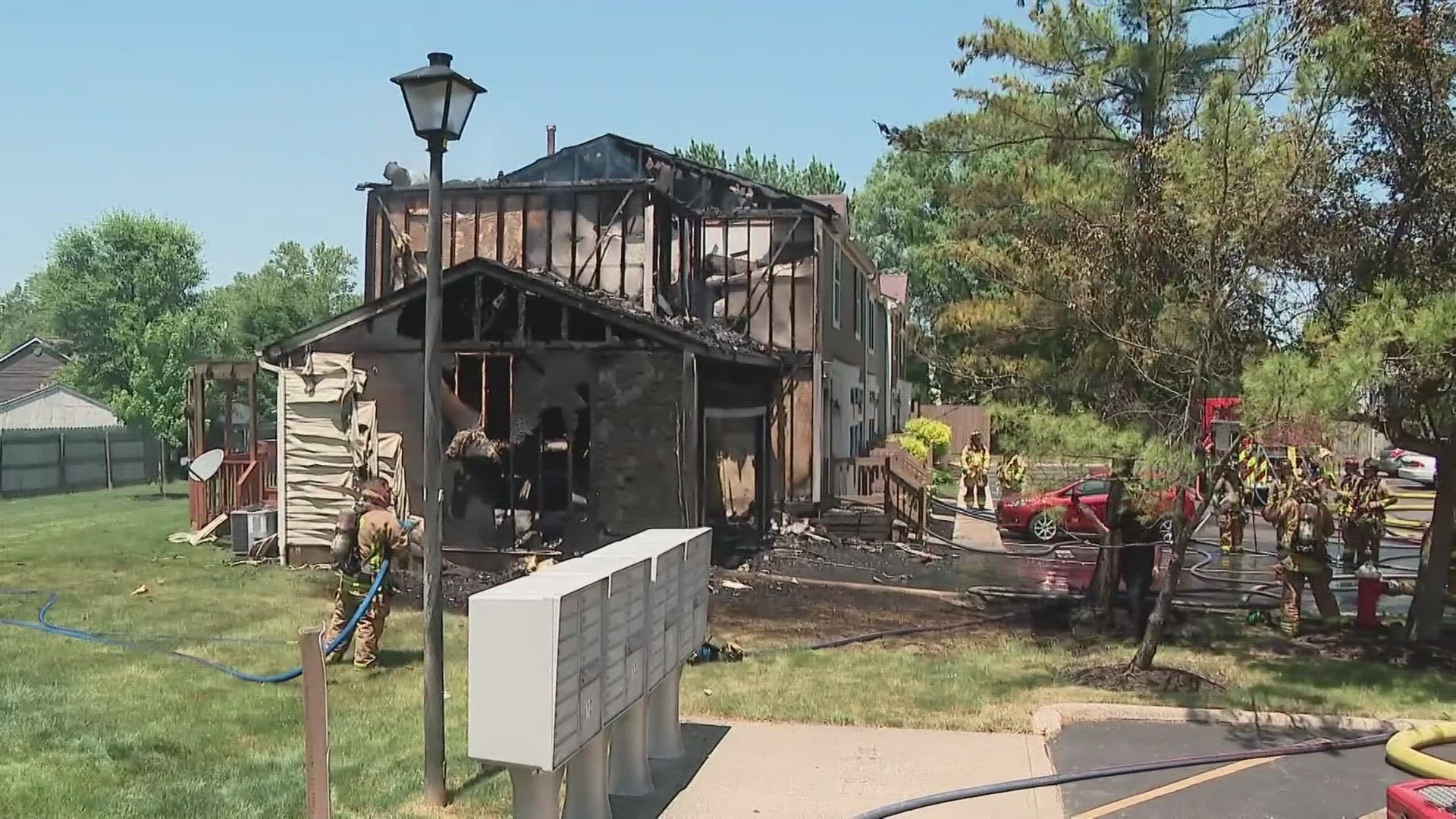 1 injured in apartment fire near Hilliard