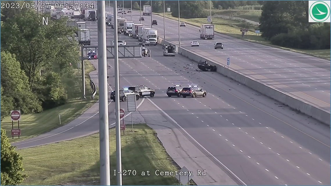 Fatal crash on I270 near Cemetery Road in Hilliard