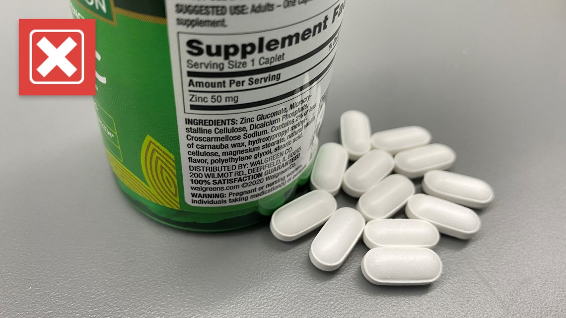 No, taking zinc will not prote...