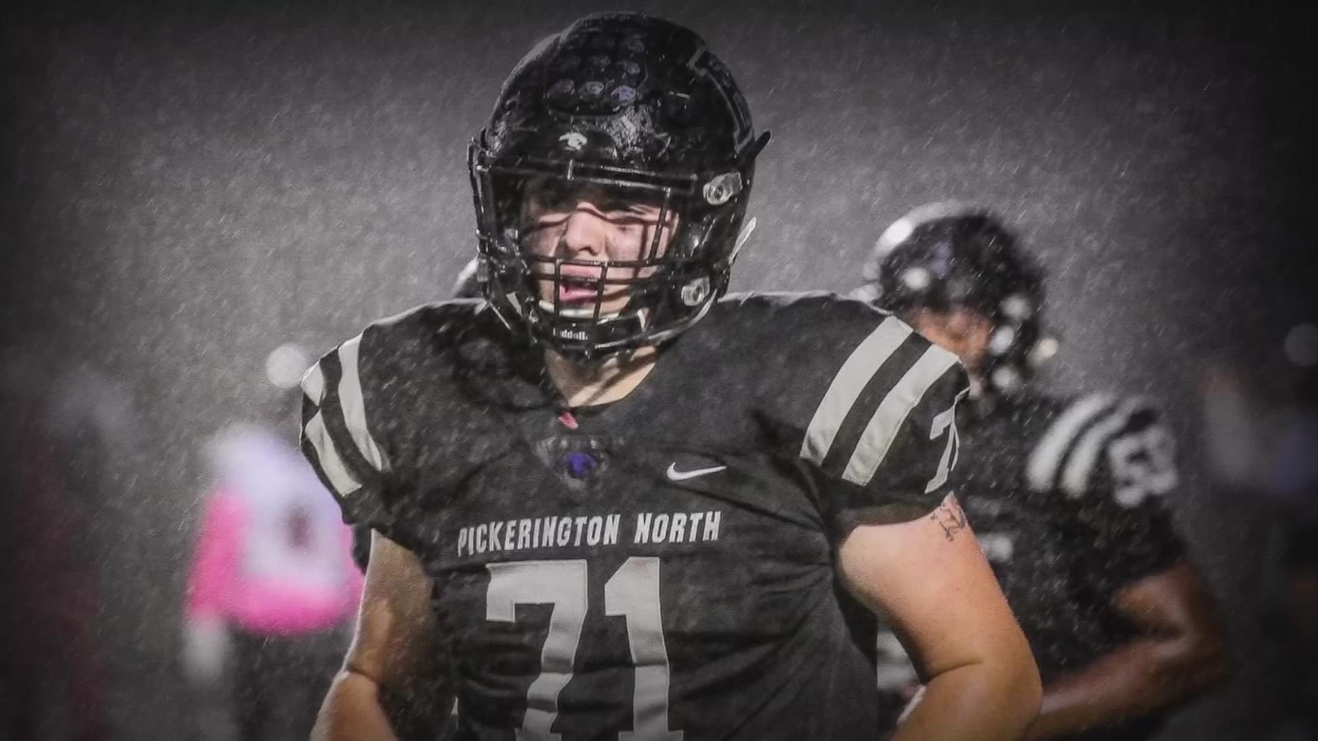 Jonas Mann, a junior at Pickerington High School North, is determined to be a leader on and off the field.