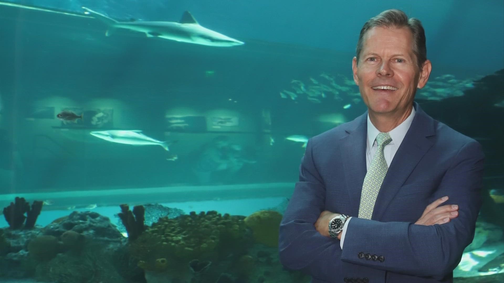Tom Schmid comes from the Texas State Aquarium. He officially begins his first day as CEO of the Columbus Zoo on Monday.