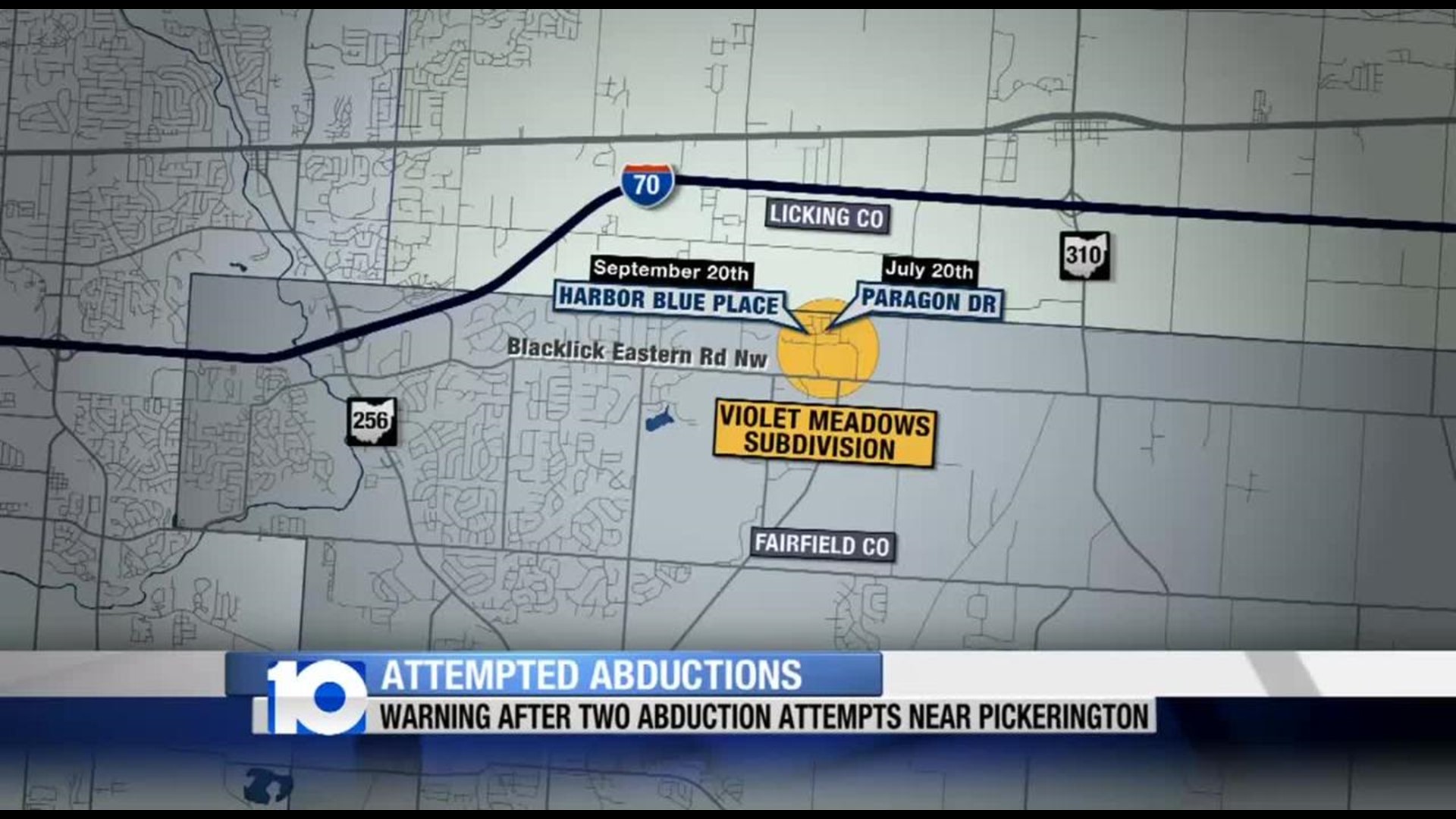 Fairfield County Sheriff Issues Warning After Two Attempted Abductions In Pickerington