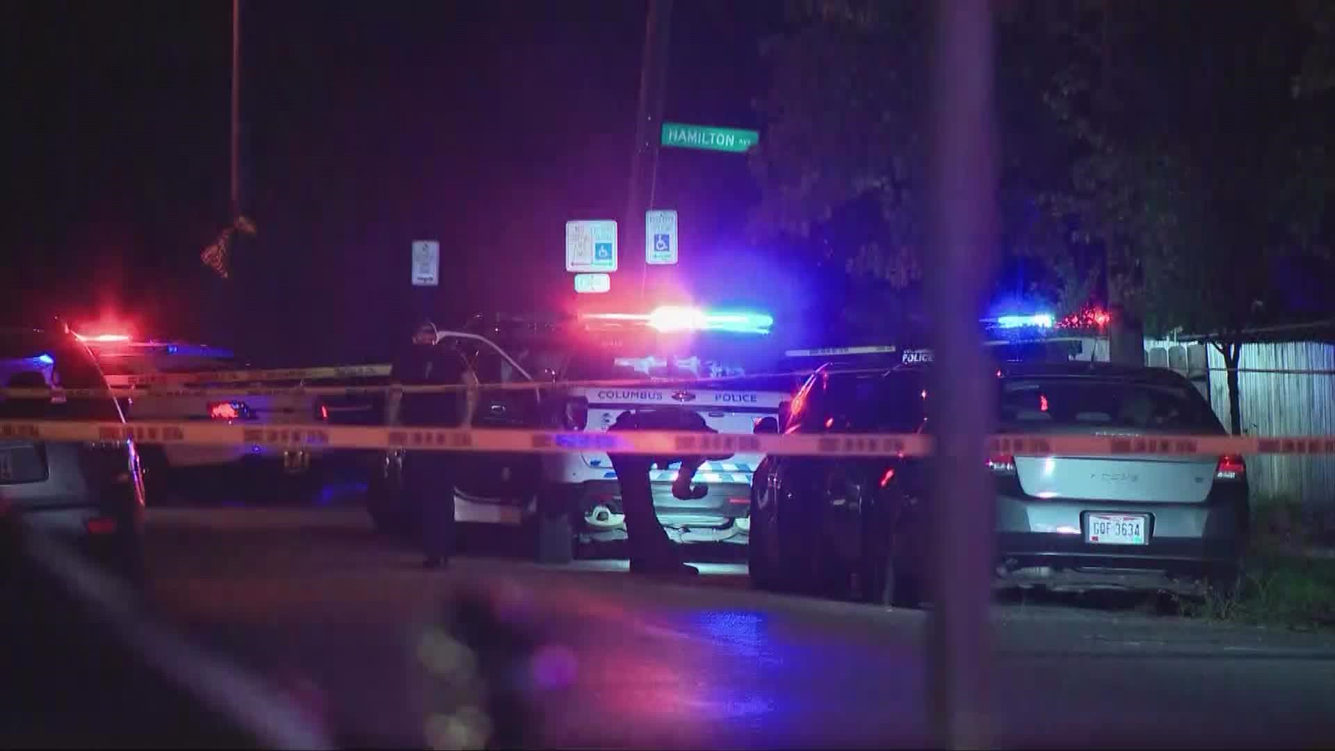 Columbus police said the shooting happened on East 13th Avenue near Cleveland Avenue.