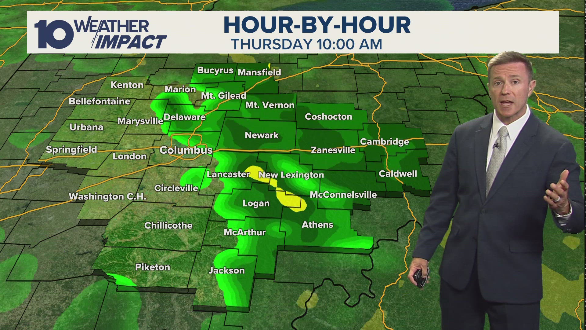 Heavy rain is expected throughout the morning commute.