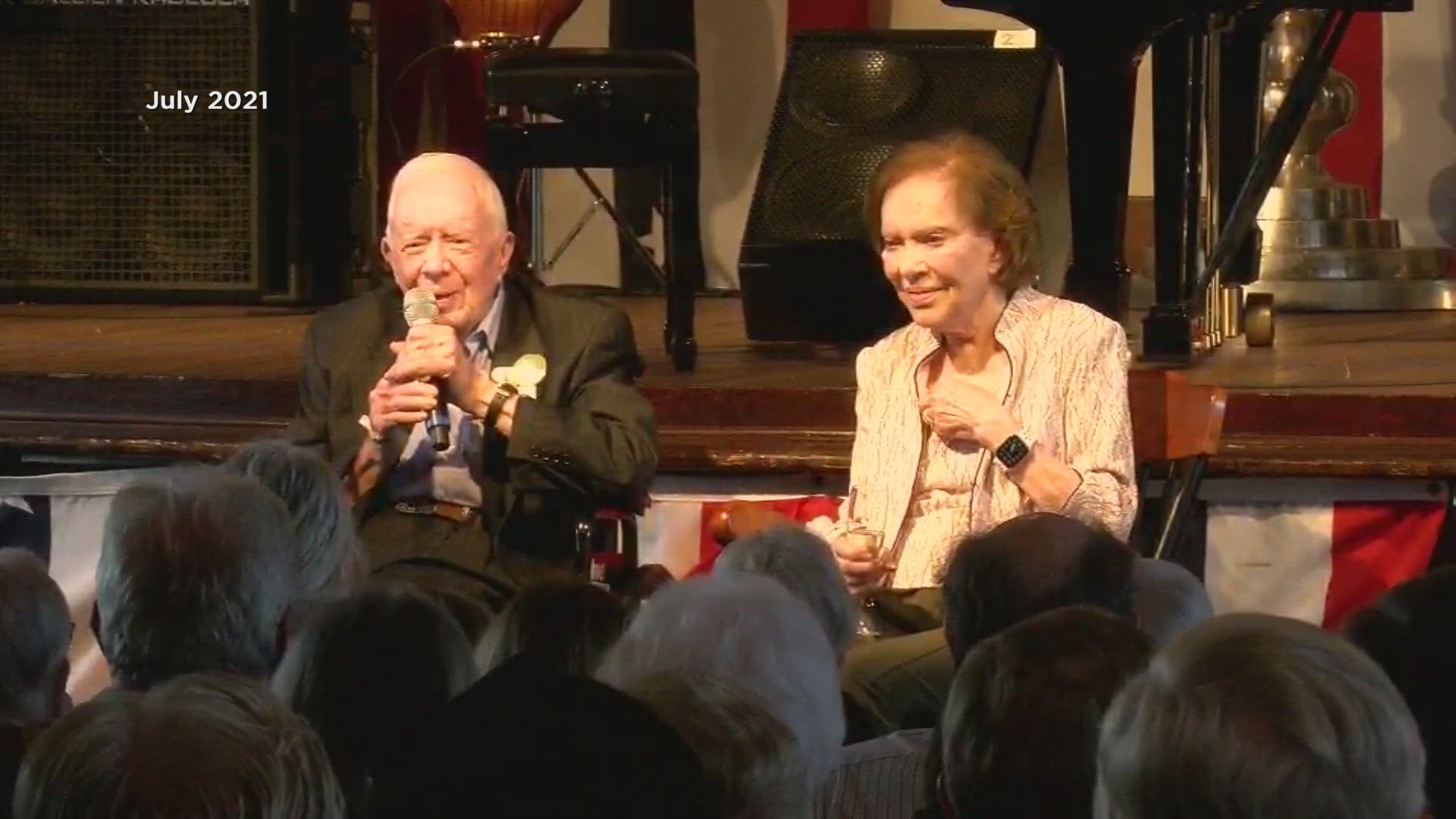 Rosalynn Carter, now 95, remains at home with former President Jimmy Carter, who has been at home receiving hospice care.