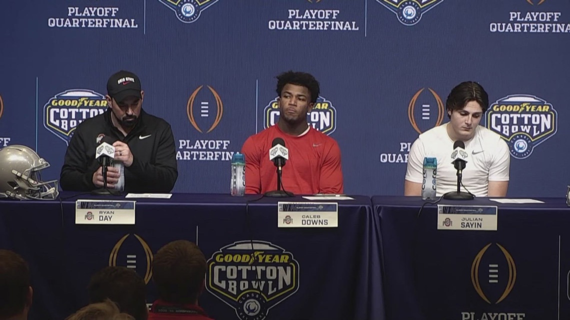 Ohio State postgame interviews: Ryan Day, Julian Sayin, Caleb Downs | Cotton Bowl