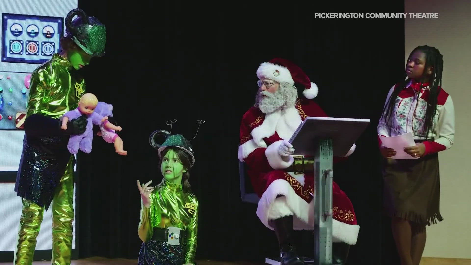 The star of the show is being billed as the one and only actual Santa Claus with whom children can meet and take pictures after each performance. 