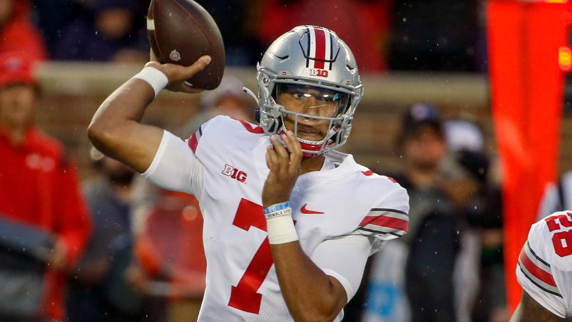 Stroud Throws For 4 Tds In Debut Leads Ohio State To 45 31 Win 10tv Com Stroud Throws For 4 Tds In Debut Leads Ohio State To 45 31 Win 10tv Com