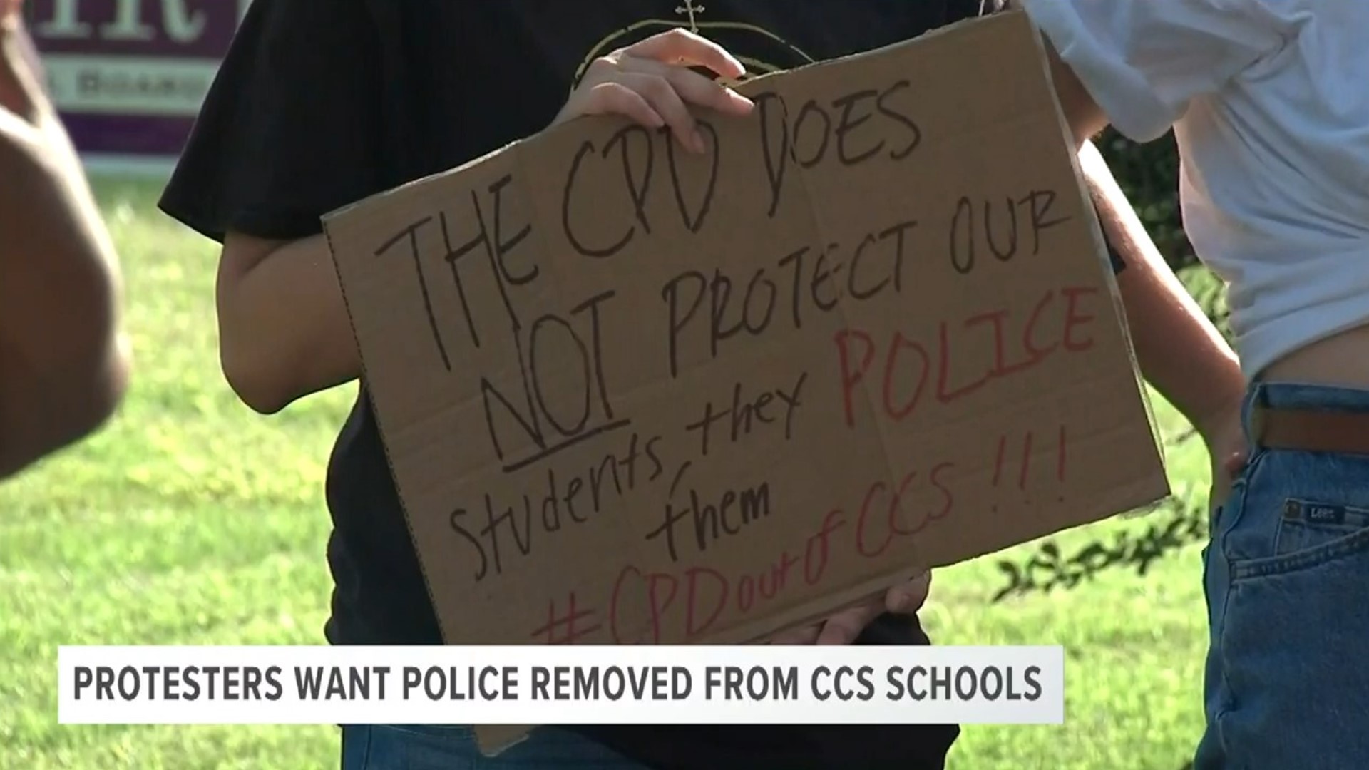 Group wants police removed from CCS Schools