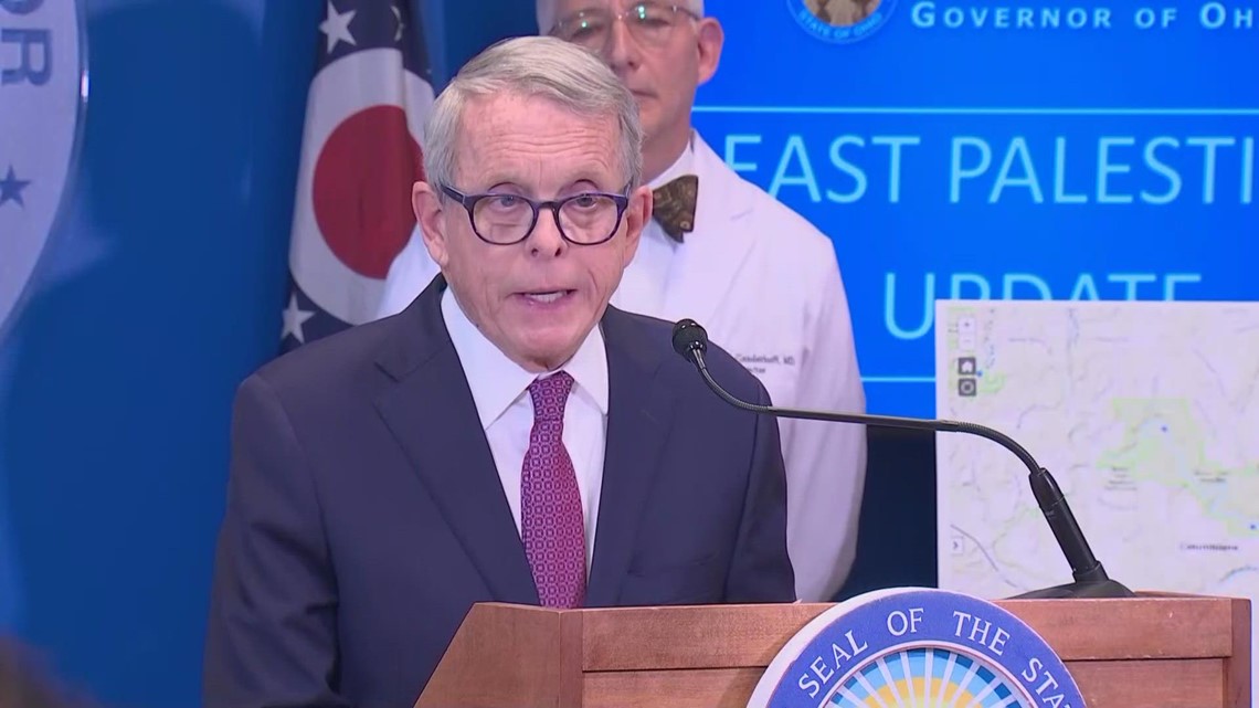 DeWine Provides Update On Train Derailment In East Palestine | 10tv.com