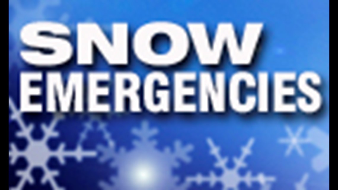 Snow Emergency Levels