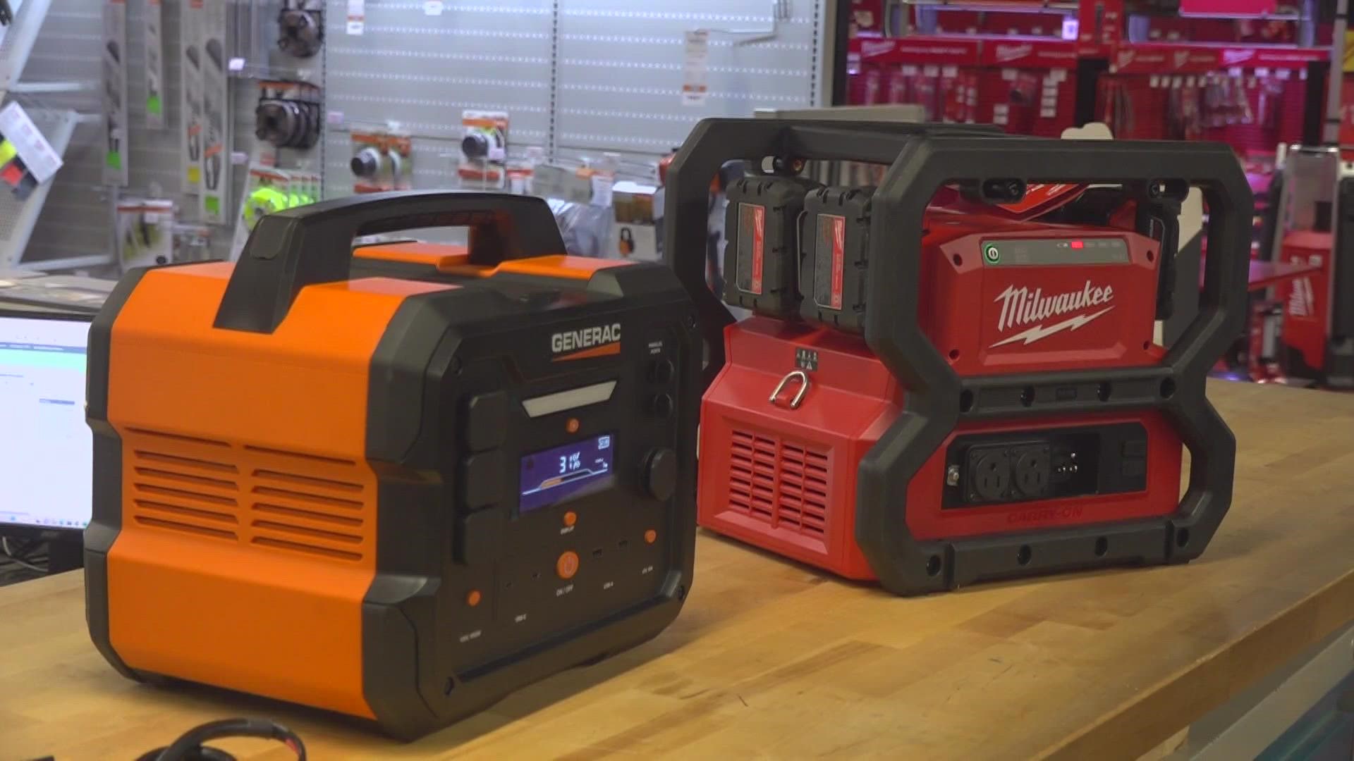 Ohio Power Tool in Grandview Heights has generators in stock, but the time to plan is now.